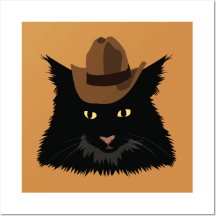 Cowboy Cat Posters and Art